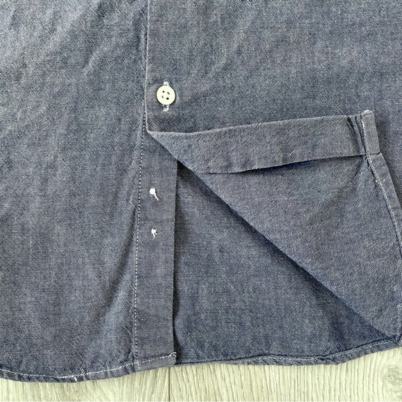 Emile Lafaurie Paris Slim Chambray Shirt - Picture 6 of 8
